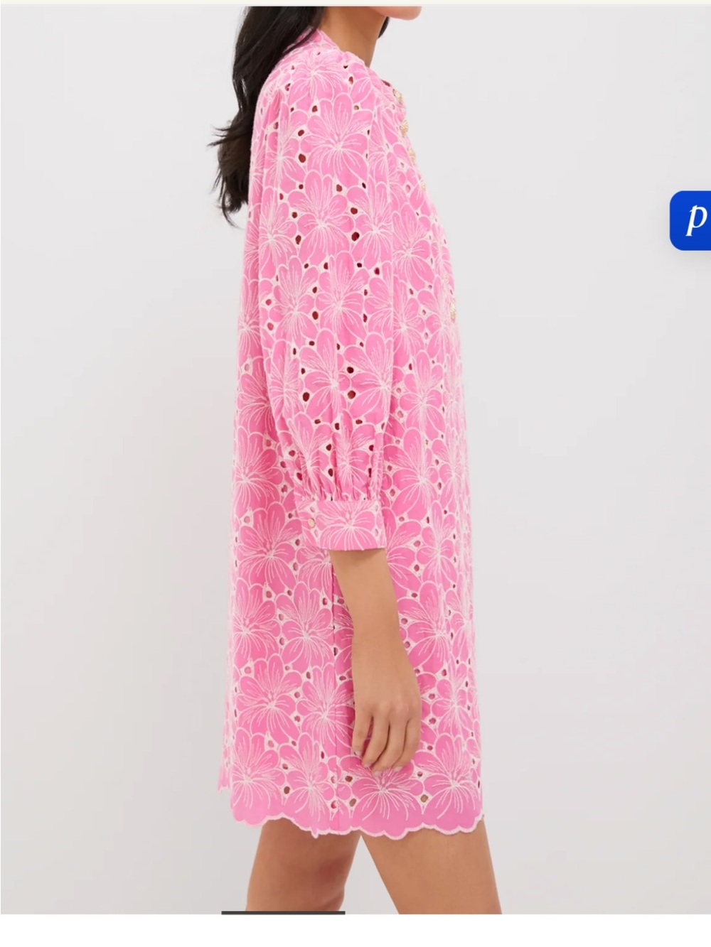 NWT Pomander Place Eyelet Samantha Dress, Large - Picture 4 of 12